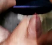 Paja solitaria en el trabajo.